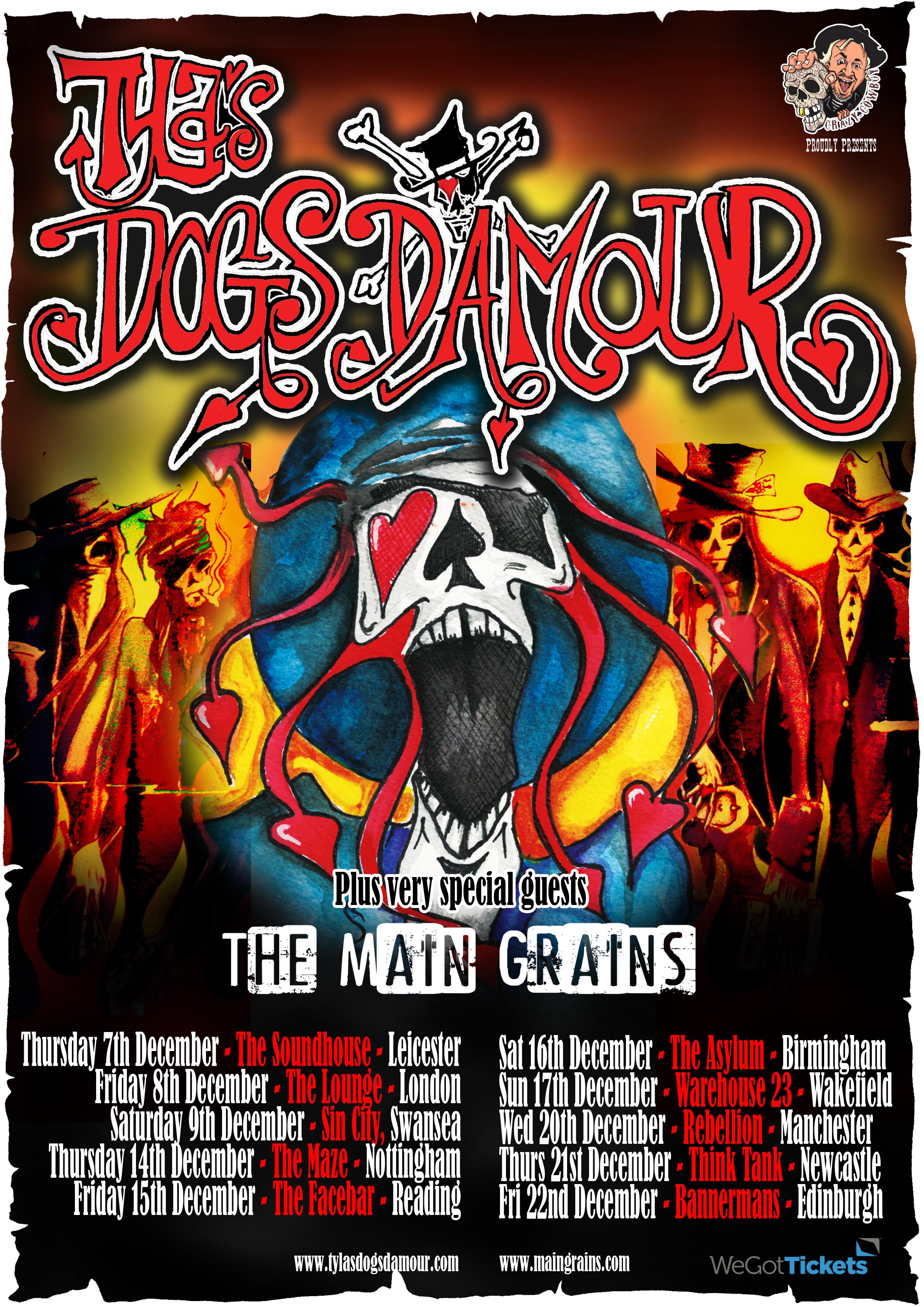 Tyla’s Dogs D’Amour - UK Tour December 2017
